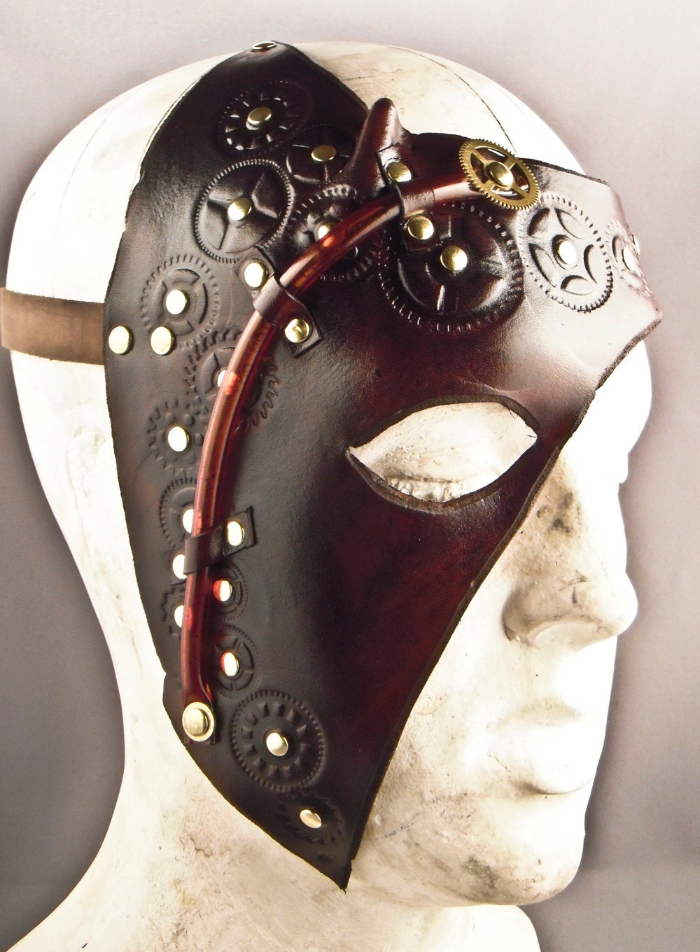 Leather Half Mask