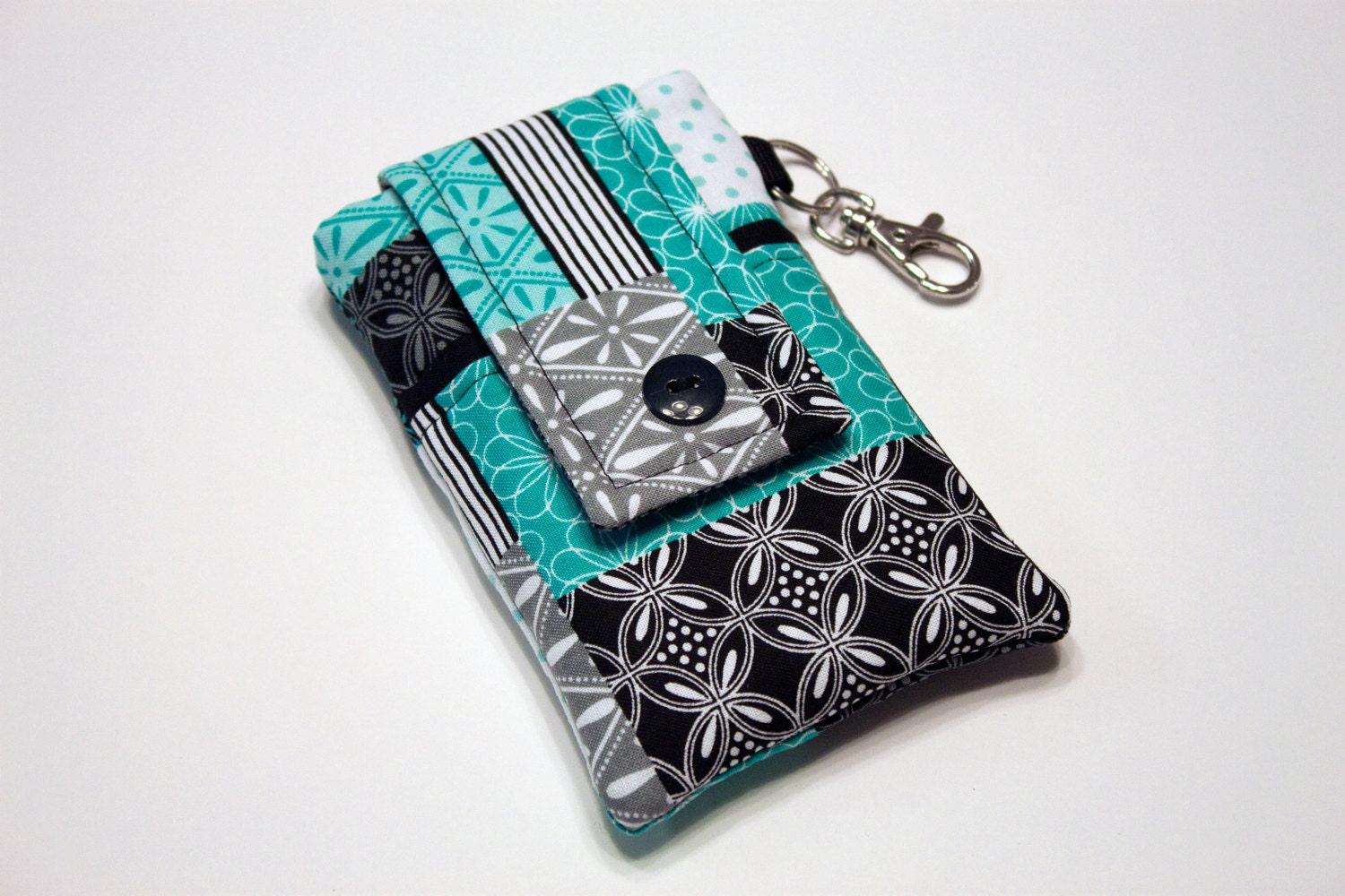 Fabric Smartphone Case, iPhone 5 Case, Iphone 4 4s Case, Samsung Galaxy S4 case, S3,  Droid, Blackberry, HTC One S case- Quilted Roses