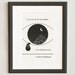Illustration, F. Scott Fitzgerald Quote, Fine Art Prints and Art Posters, Moon Drawing, Minimalist Art, Black and White Wall Art