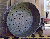 Vintage Metal  Industrial Strainer