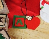 Teacher's Ornament - Apple Christmas Ornament - Personalized for Free