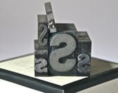 Letter S Antique Letterpress Type for Steampunk Collage Printing Altered Art