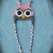 Crochet Owl Hat with Ear Flaps - MADE TO ORDER - Baby to Toddler Size