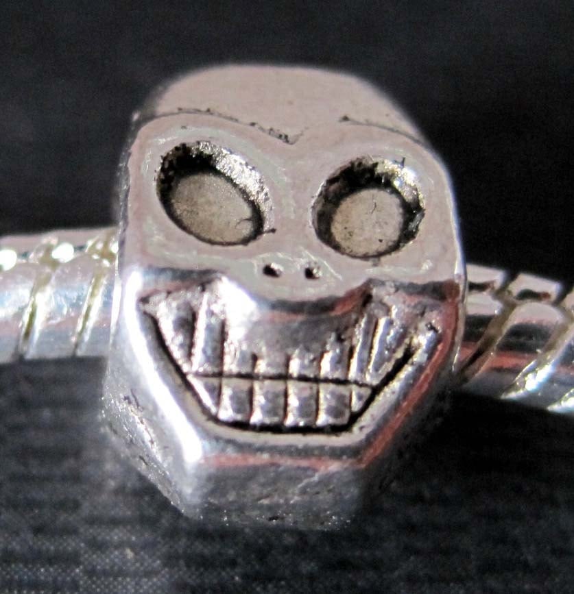 Metal Skull Beads