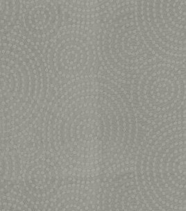 Gray Chenille Woven Circular Pattern Pillow Cover - 20 x 20
