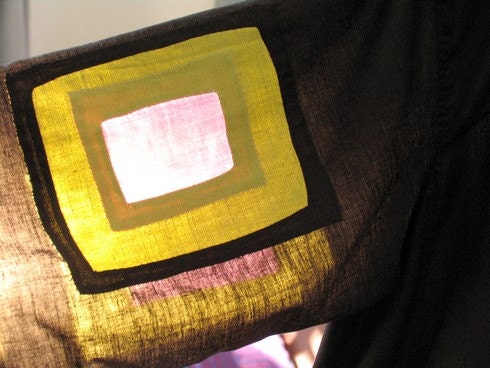 Handmade tunik. Kuna technique. Mola technik. Reverse application. Free Shipping, OOAK