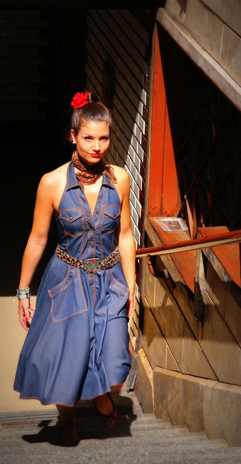 Rockabilly Denim dress