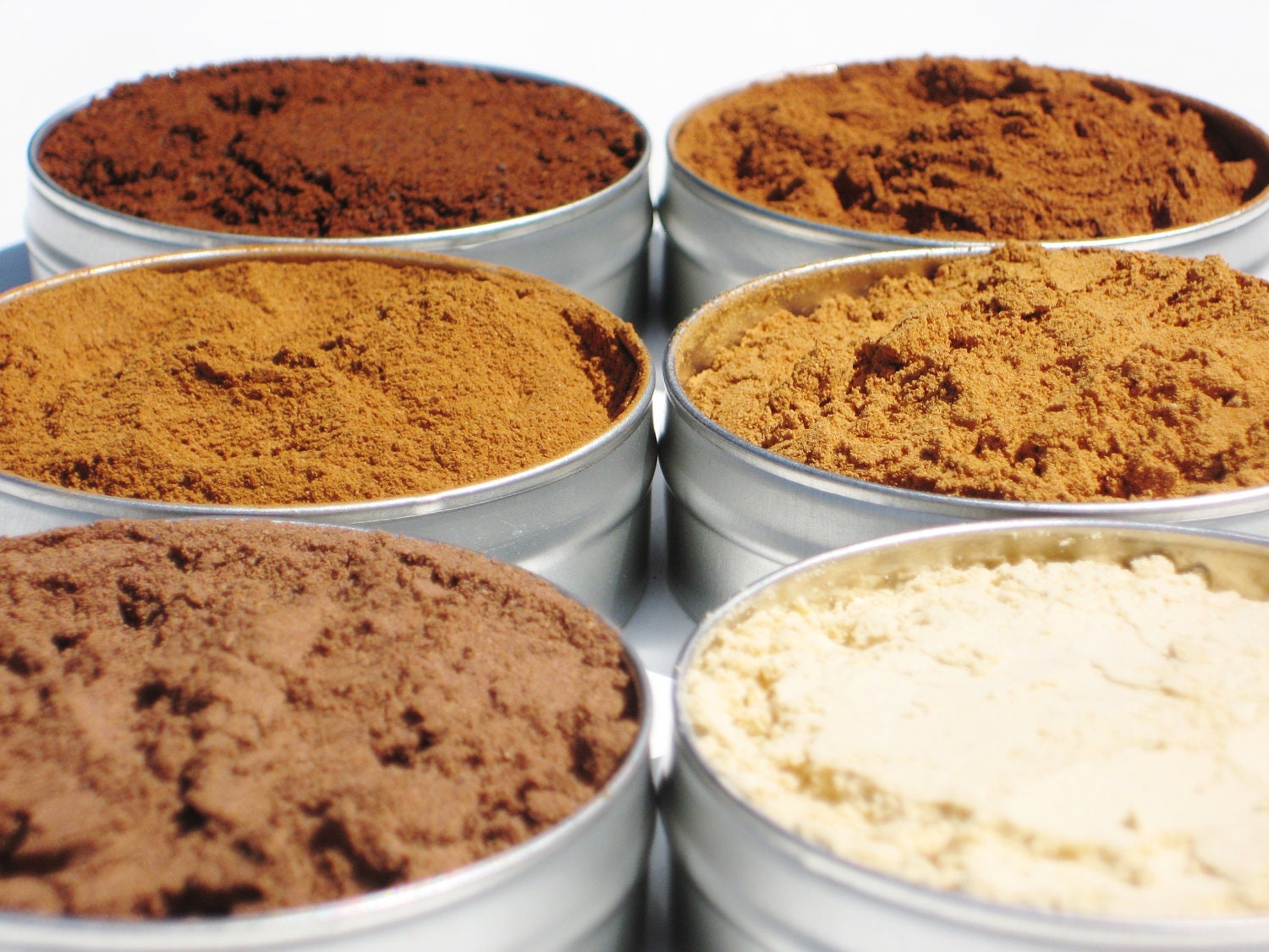 NEW Organic Baking Spice kit - 6 essential baking spices in 61mm tins - FEATURED: Huffingtonpost.com