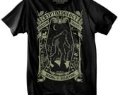 Glow in the Dark Cryptozoology Tracking Society Black/Moon Large