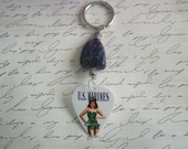 US Marine Corps Pin Up Girl Key Ring