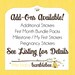 Baby Photo Prop Monthly Onesie Stickers - Jade - Posh and Preppy Patterns in Pink, Yellow, and Blue - Baby Month Stickers