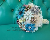 Vintage Brooch Bouquet - CUSTOM Made to Order -Small Bouquet