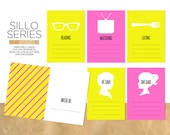 Sillo Series / Printable Journal Cards