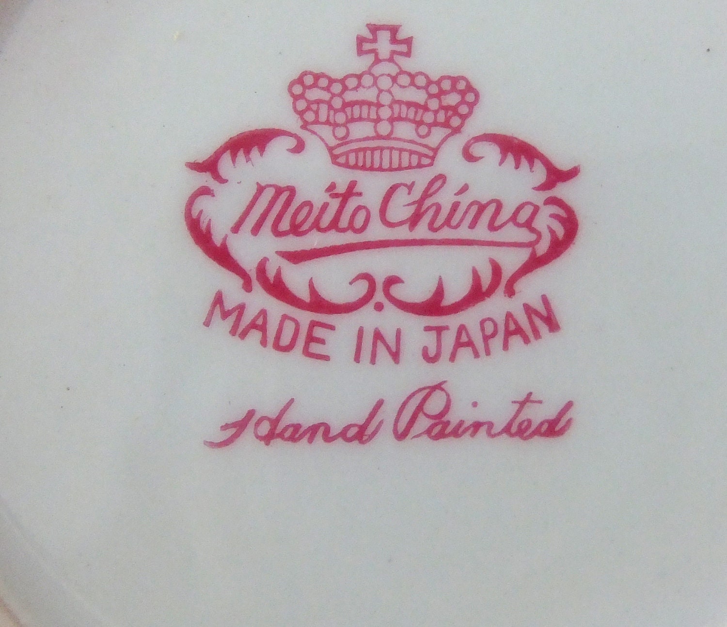 Meito China trinket dish - China pin dish - Nagoya Seitosho hand painted china