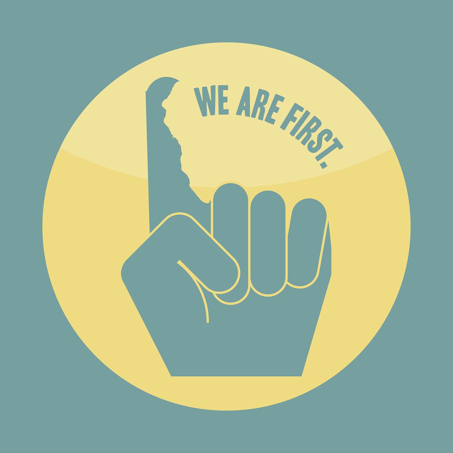 Delaware - We Are First - Limited edition print