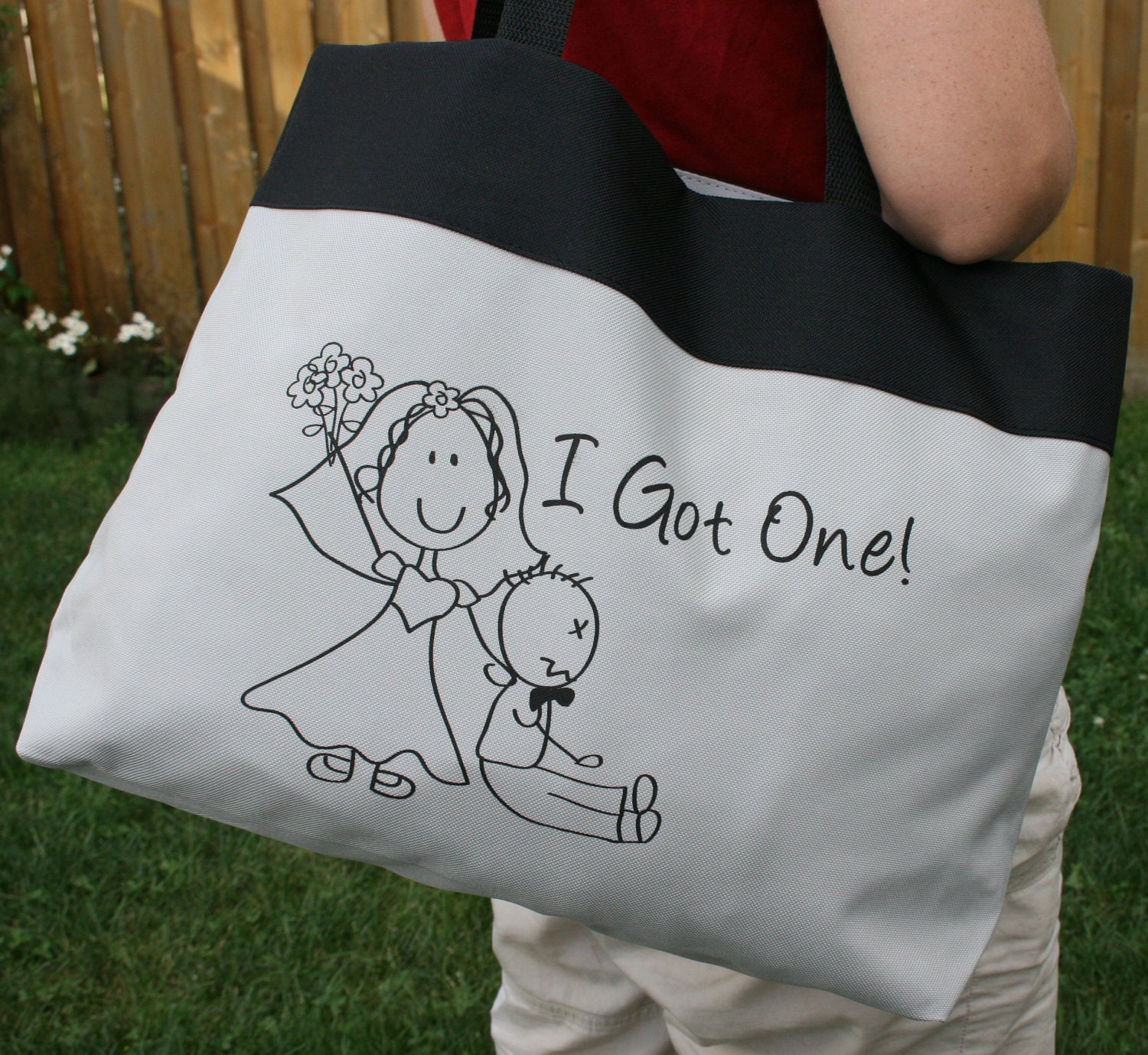 Wedding Tote Bag "I Got One" - Perfect wedding gift for the Bride to be or the Newlywed
