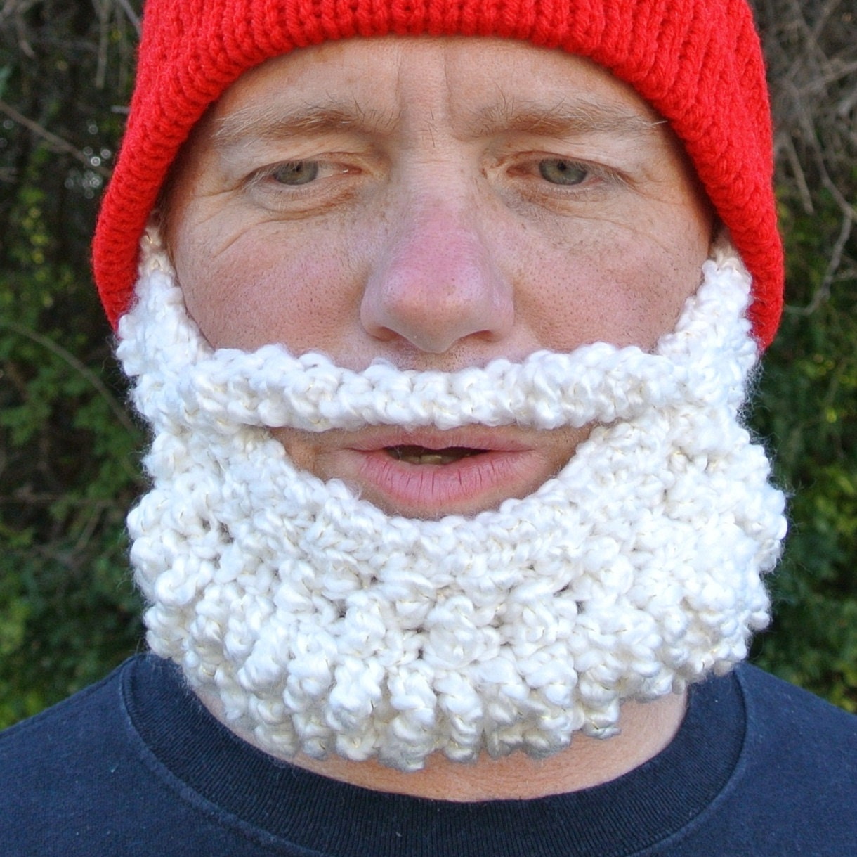 Beard PATTERN Beanie Santa Claus Hat - Photo Tutorial in PDF- p127