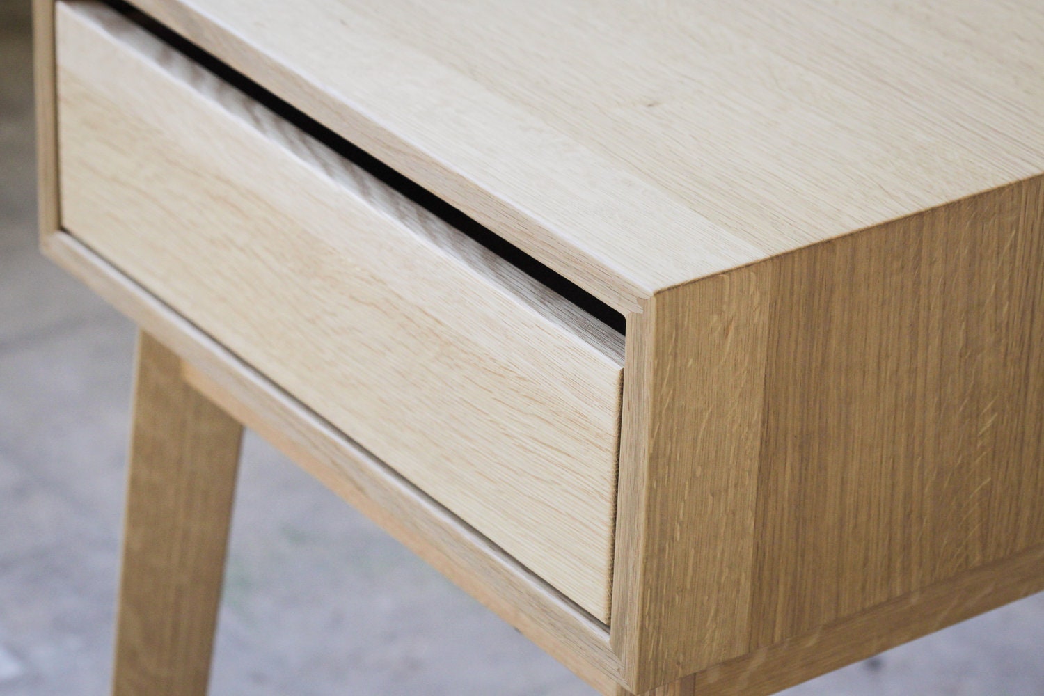 Two in stock - Solid White Oak Nightstand