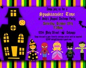 Trick or Treat Halloween invitation...DIY you print custom photo card by delightfulprints Il_170x135