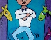 Gangnam Syle - Double Matted Art Print