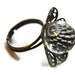 Swarovski Rainbow Crystal Ball Flower Gypsy Mystical Ring (adjustable)