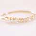 Aquamarine March Birthstone 14k Gold Stacking Ring