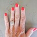Diamond Engagement Ring 1930's Flower Design