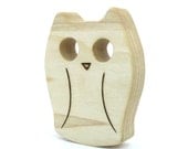 Owl Toy - Baby Teether Toy - Wooden Teething Toy