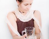 Gold Tree Snow Mug - Winter Tea Cup