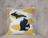 State Pillow - Michigan, Custom, 14x14