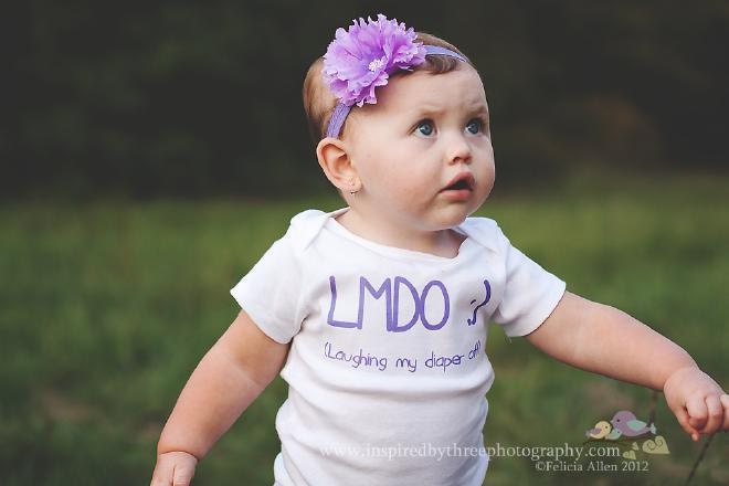 Laughing My Diaper Off :) Funny Baby Onesie - Toddler Tee also available