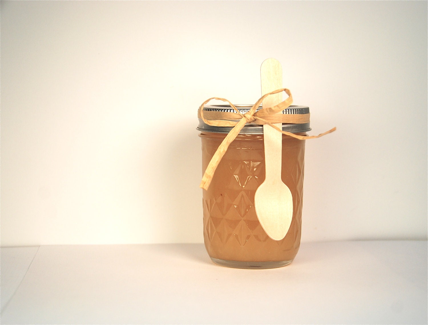 Pear Ginger Lime Jam with Wooden Spoon Hostess Gift - ThePolkadotMagpie