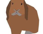 Lop Rabbit paper-piecing pattern, PDF