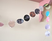 Together, Watercolor and Collage Paper Garland