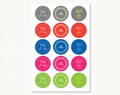 2013 Primary Theme - I am a child of God - Bottlecap 1in round images
