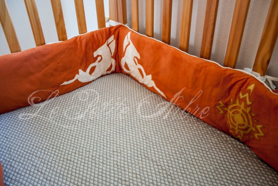 Rohan LOTR Baby Bumper and Sheet