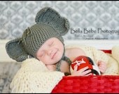 Alabama Elephant Hat for Baby - Made to Order, photography prop