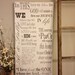 Personalized Wood Sign - extra large - 18x36 - great wedding gift, housewarming gift, favorite family quotes
