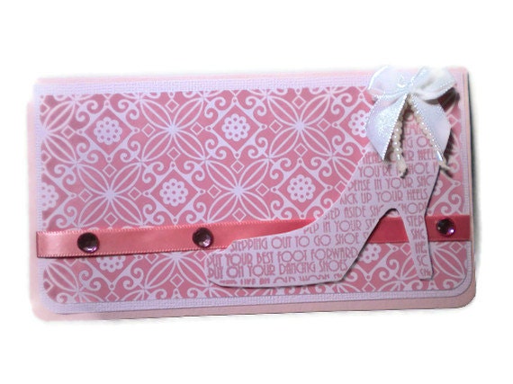 High Heel Checkbook Cover Womens Checkbook Cover