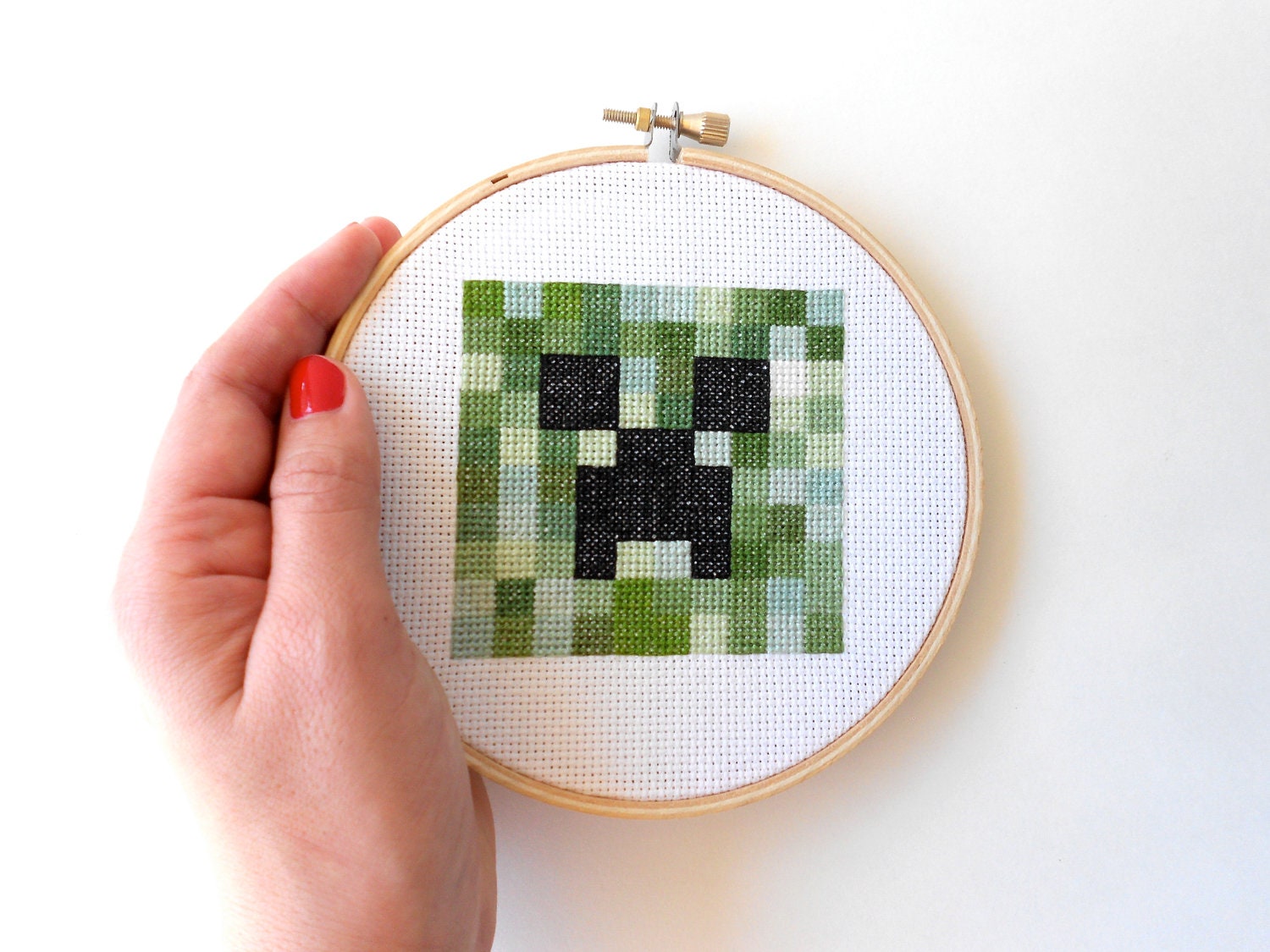 Minecraft Creeper Cross Stitch