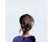hair art - braid print - "Braid 4" giclee print