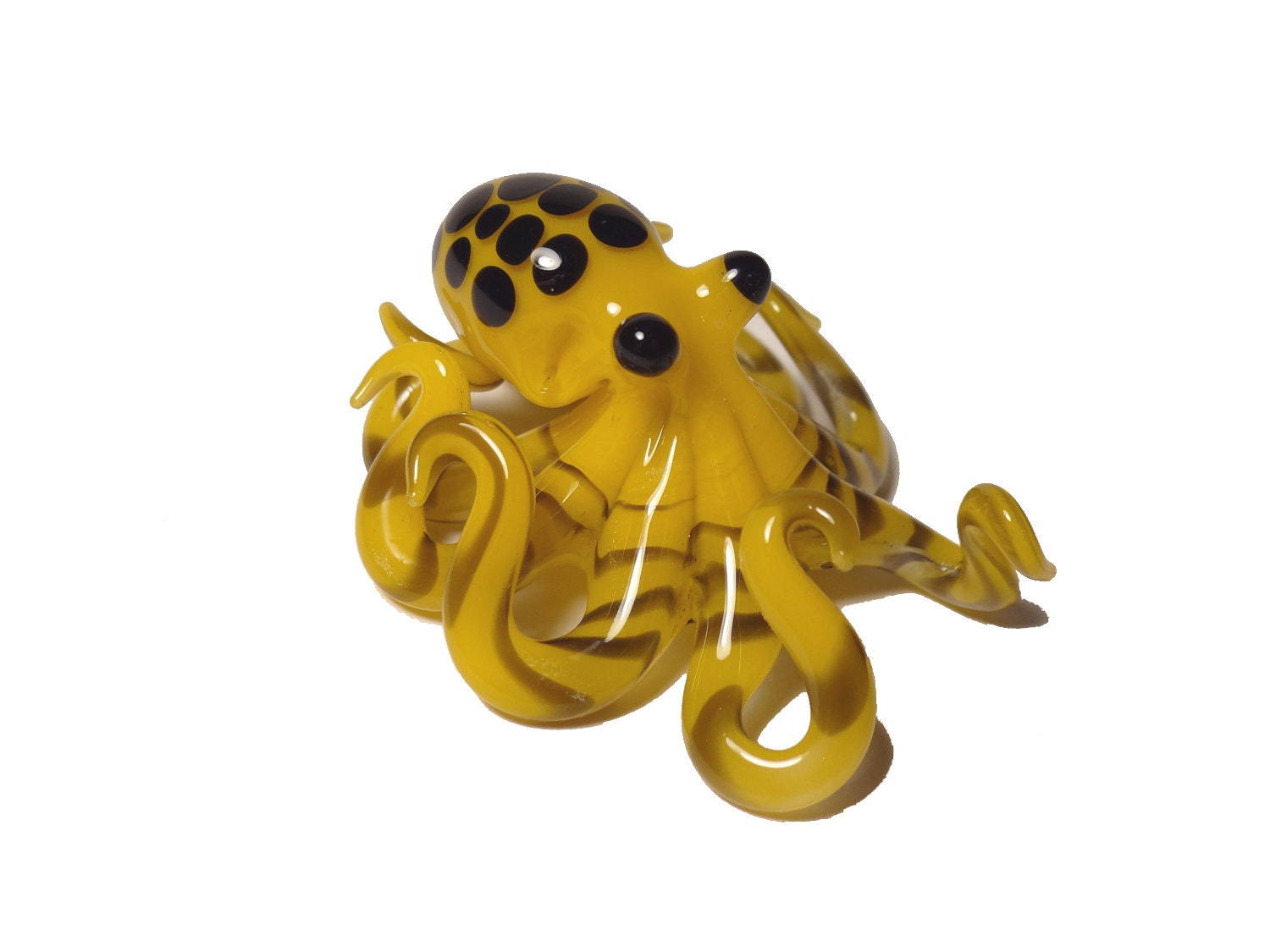 Yellow Octopus Pendant