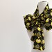 Cotton Scarf Long Scarf Black Yellow