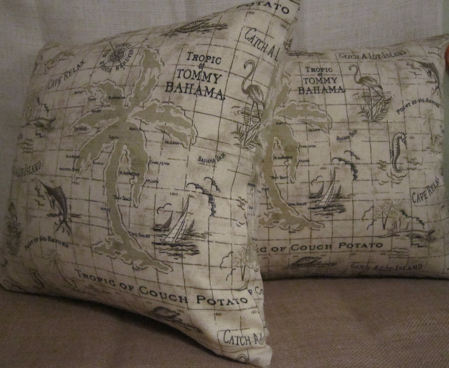Decorative Pillow Cover in Tommy Bahama Indoor/Outdoor Fabric