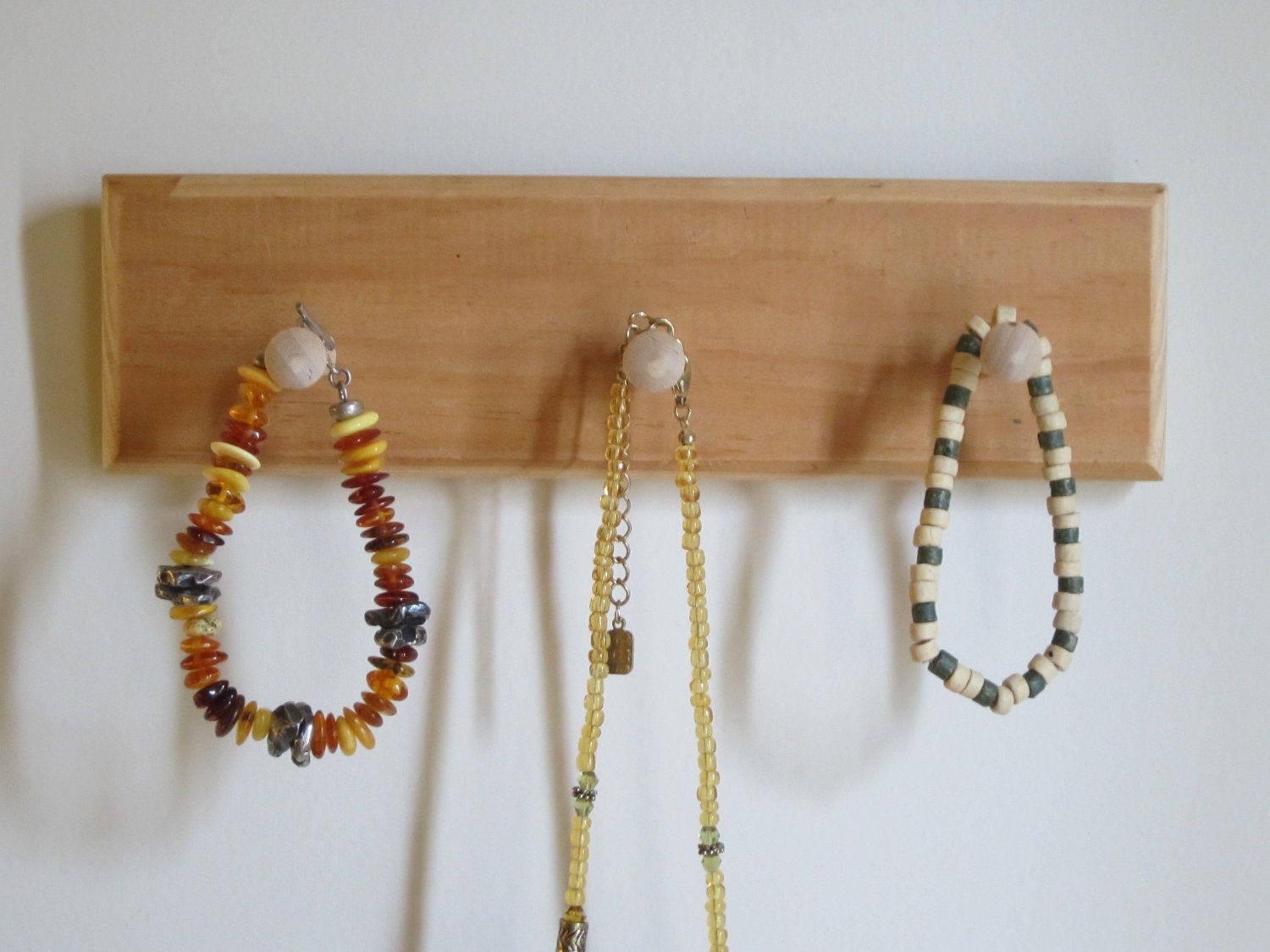 SALE 20% OFF / Unfinished Shaker Peg Rack - White Pine