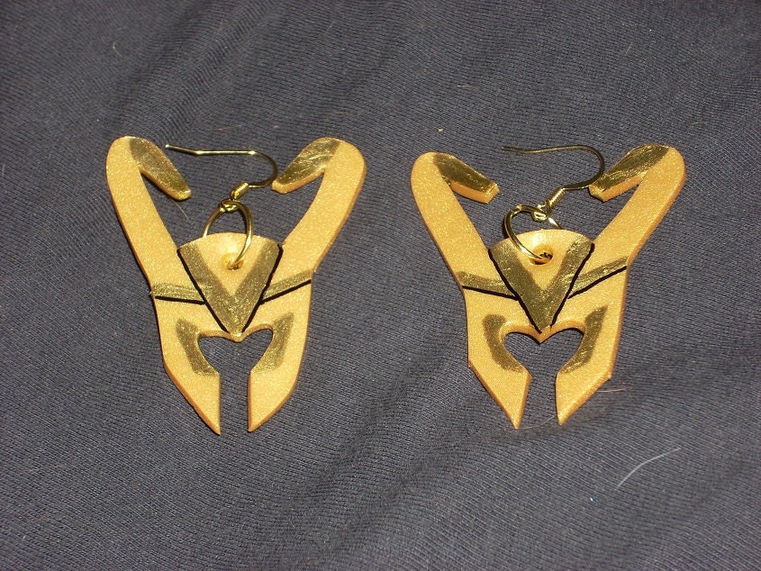 Loki Helmet Earrings