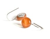 BRAND NEW Orange Dreamsicle Solid Colored Bailey Earrings