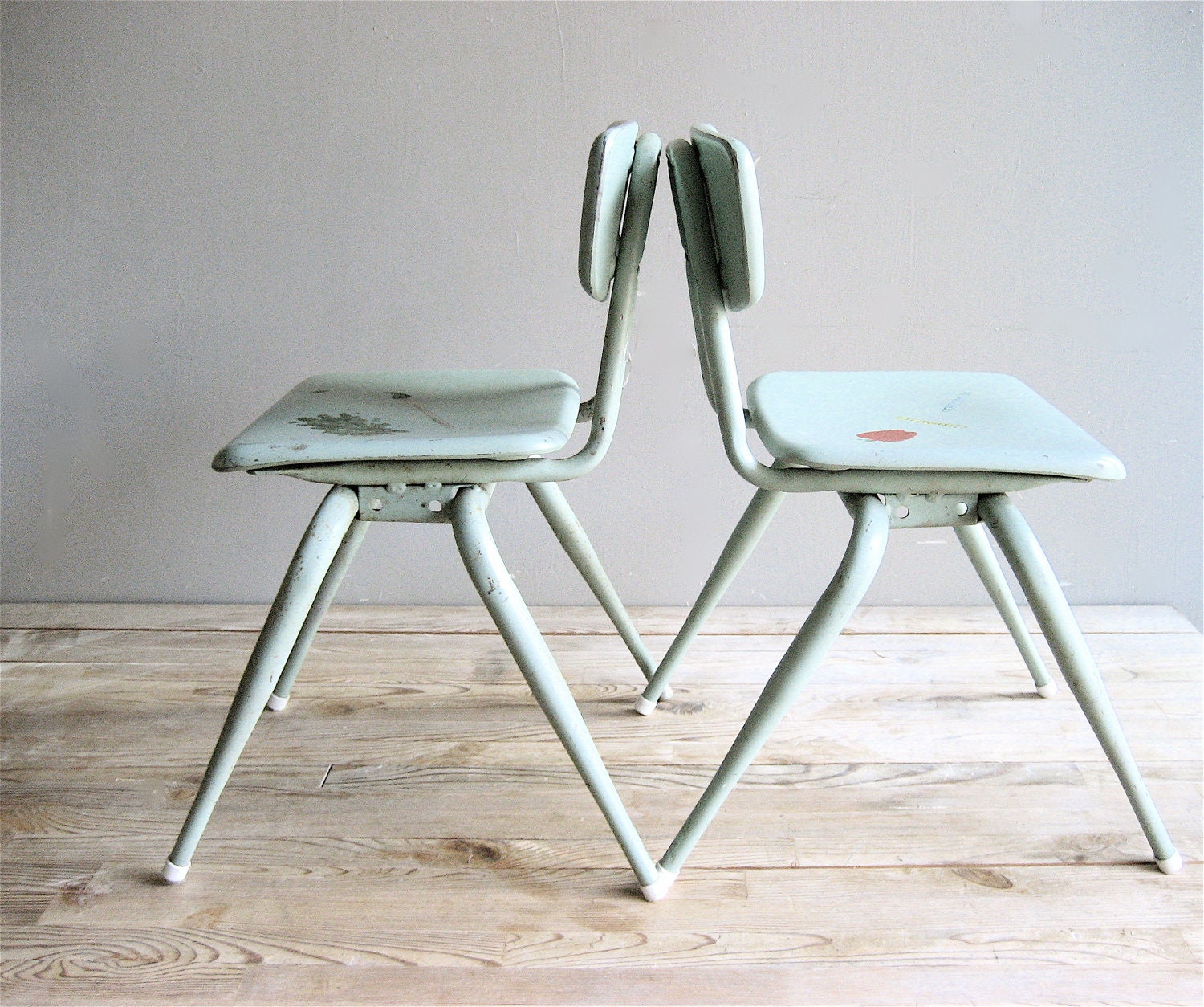 RESERVED Vintage Pair Child's Chair - lovintagefinds