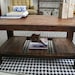 The Rustic Coffee Table Made From New Orleans Barge Board