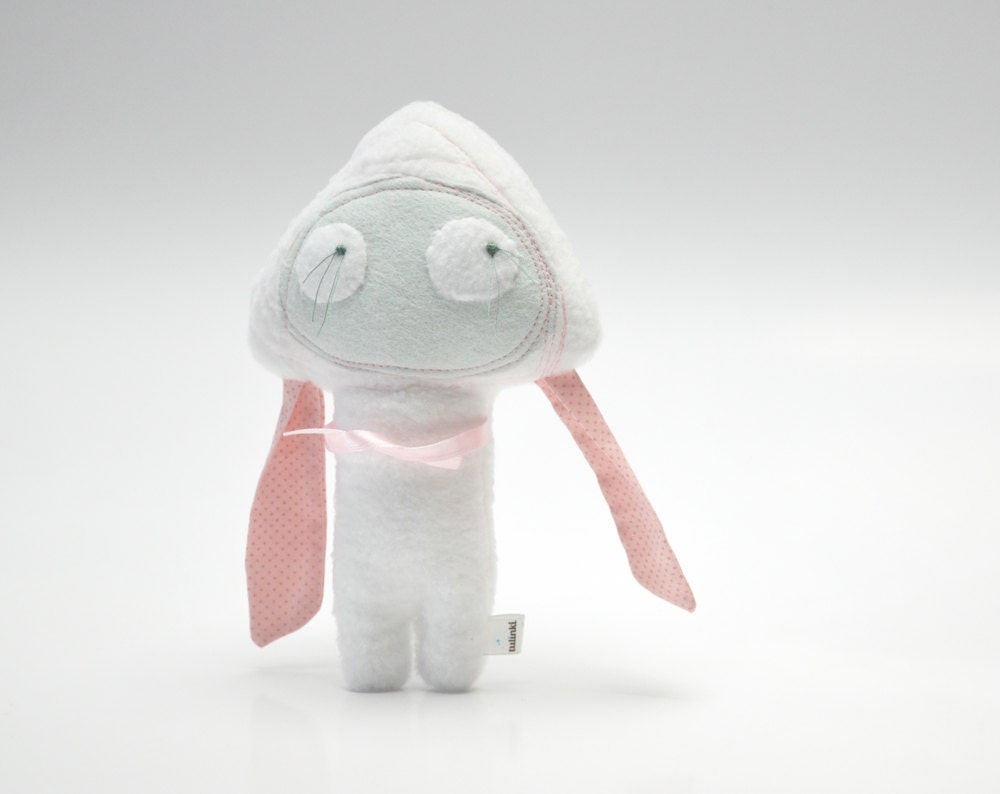 handmade plush, Uszatka, stuffed animal, toy for children
